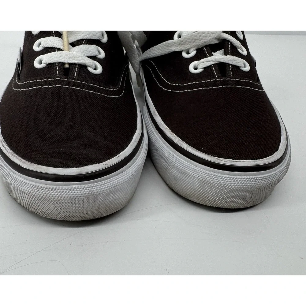 Vans Off The Wall Brown Canvas Sneakers Women's 7 Men's 5.5 Skater Streetwear